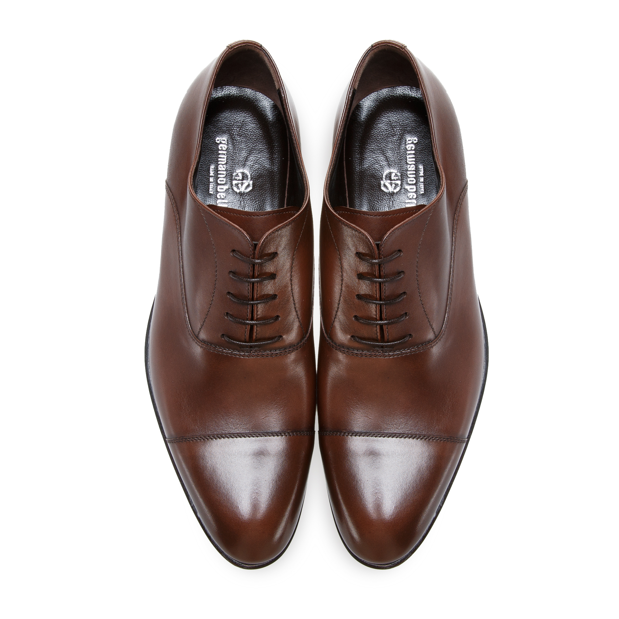 意大利进口男软牛皮鞋-Bellesi 系带浅口尖头包皮牛皮鞋