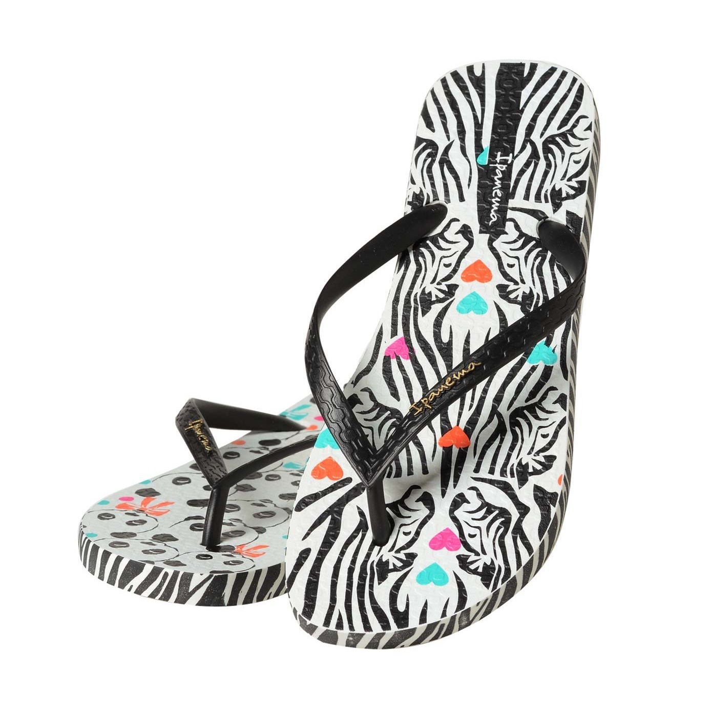 巴西进口钩拖鞋图案-IPANEMA女式3D别样系列人字拖拖鞋