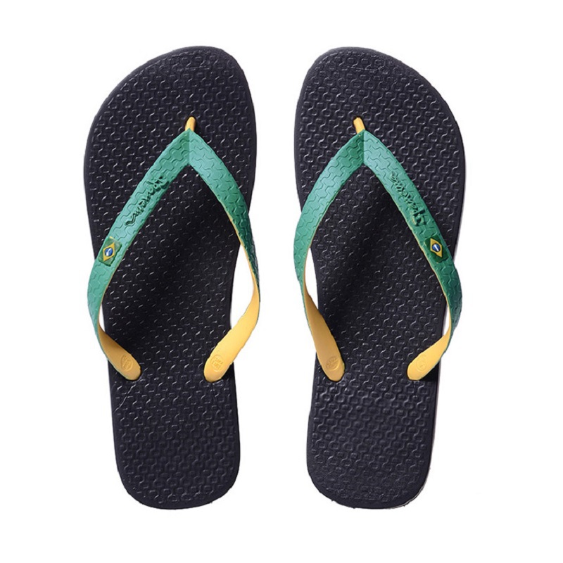 巴西进口男士人字拖-IPANEMA男士双色夹心国旗系列人字拖拖鞋