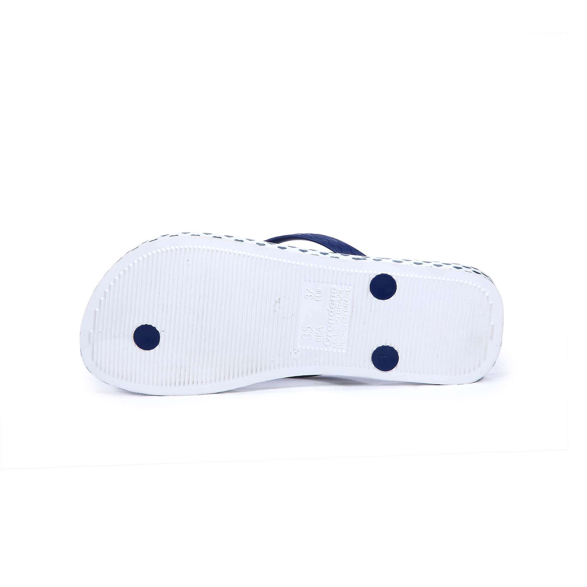 巴西进口拖鞋图案-IPANEMA女式换饰品海军风系列人字拖拖鞋