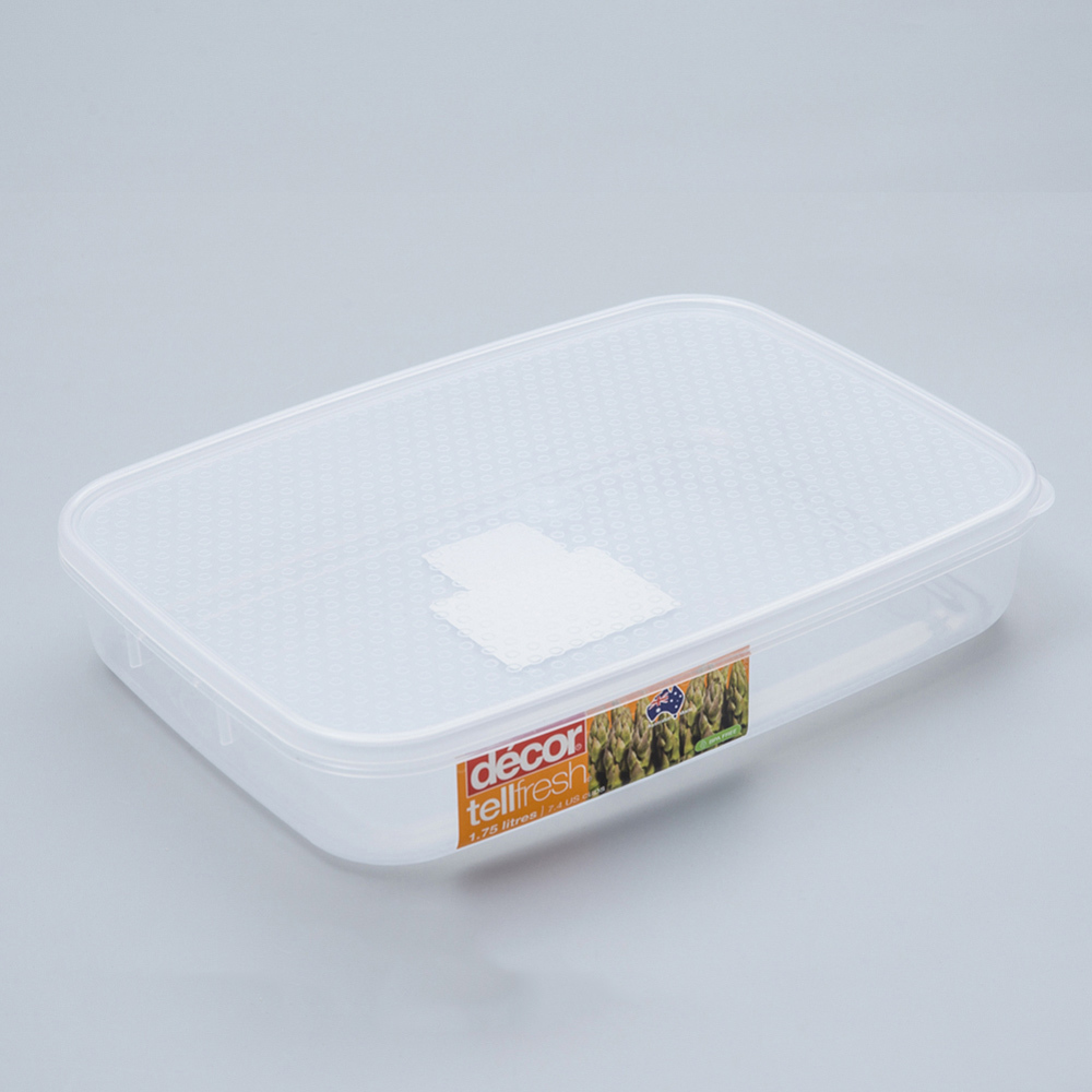 澳大利亚进口普通保鲜盒-澳洲Décor TELLFRESH系列长方形保鲜盒1.75L 澳大利亚进口普通保鲜盒-澳洲Décor TELLFRESH系列长方形保鲜盒1.75L