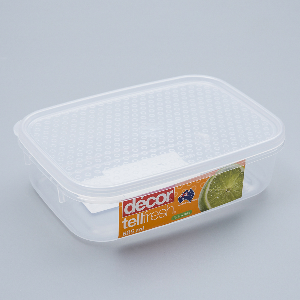 澳大利亚进口保鲜密封保鲜盒-澳洲Décor TELLFRESH系列长方形保鲜盒625ml 澳大利亚进口保鲜密封保鲜盒-澳洲Décor TELLFRESH系列长方形保鲜盒625ml