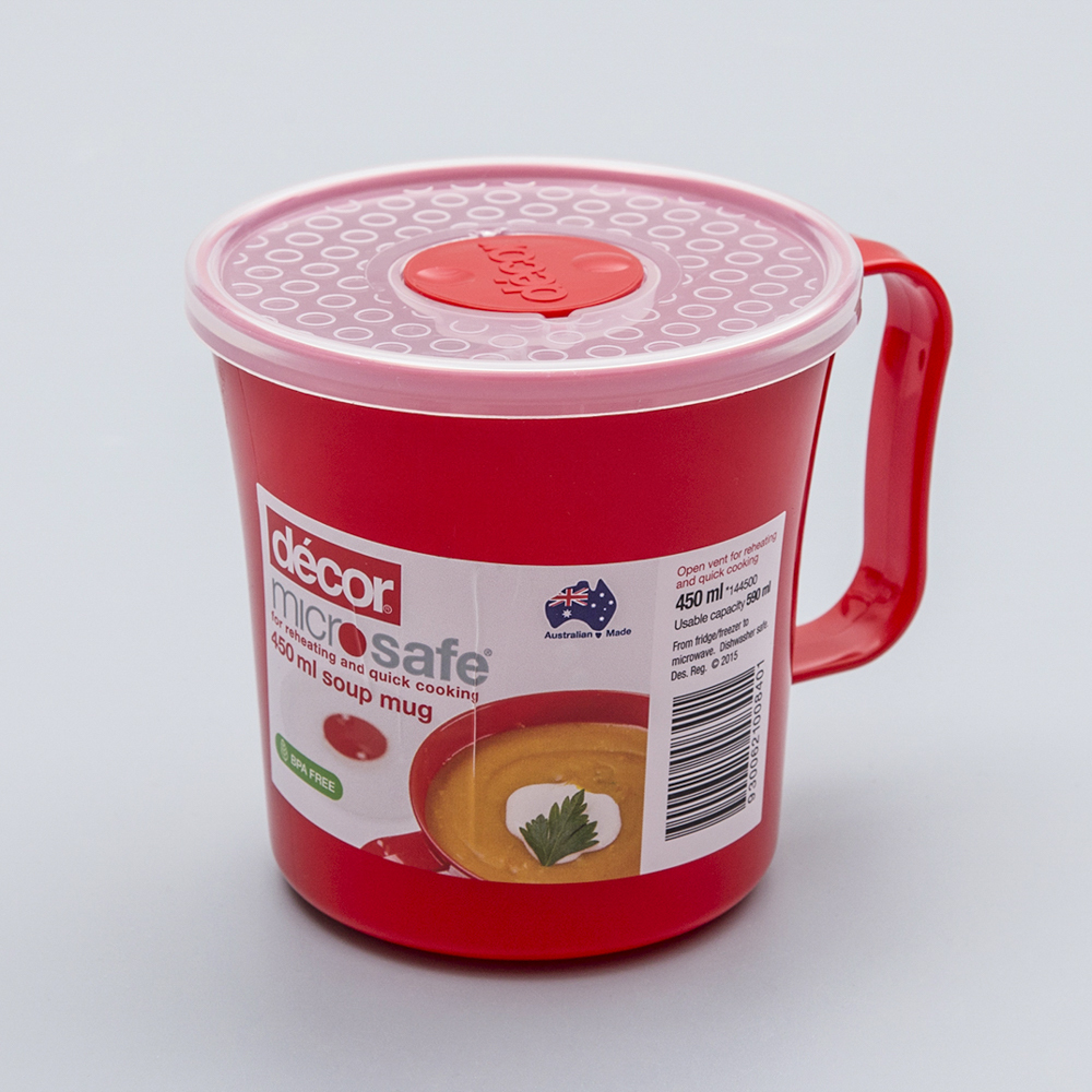 澳大利亚进口汤杯-澳洲Décor MICROSAFE系列带出气阀汤杯450ML