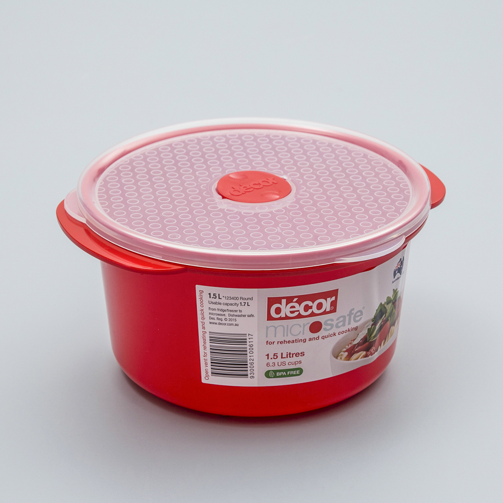 澳大利亚进口圆形真空保鲜盒-澳洲Décor MICROSAFE系列圆形出气阀安全手柄保鲜盒 澳大利亚进口圆形真空保鲜盒-澳洲Décor MICROSAFE系列圆形出气阀安全手柄保鲜盒