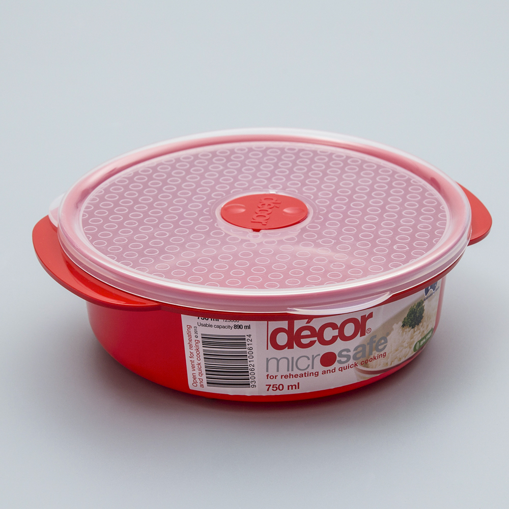 澳大利亚进口圆形保鲜盒-澳洲Décor MICROSAFE系列圆形带出气阀把手保鲜盒 澳大利亚进口圆形保鲜盒-澳洲Décor MICROSAFE系列圆形带出气阀把手保鲜盒