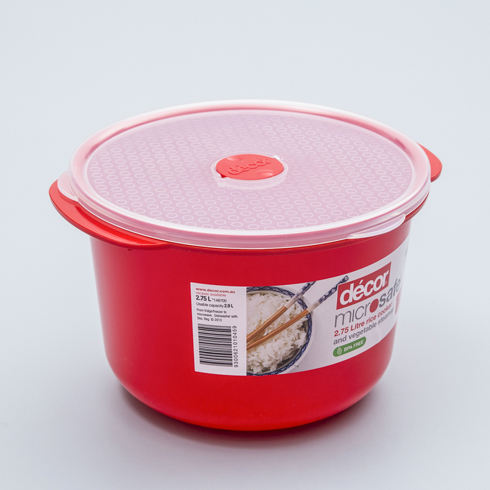 澳大利亚进口环保保鲜盒-澳洲Décor MICROSAFE系列蒸米饭出气阀和手柄保鲜盒 澳大利亚进口环保保鲜盒-澳洲Décor MICROSAFE系列蒸米饭出气阀和手柄保鲜盒
