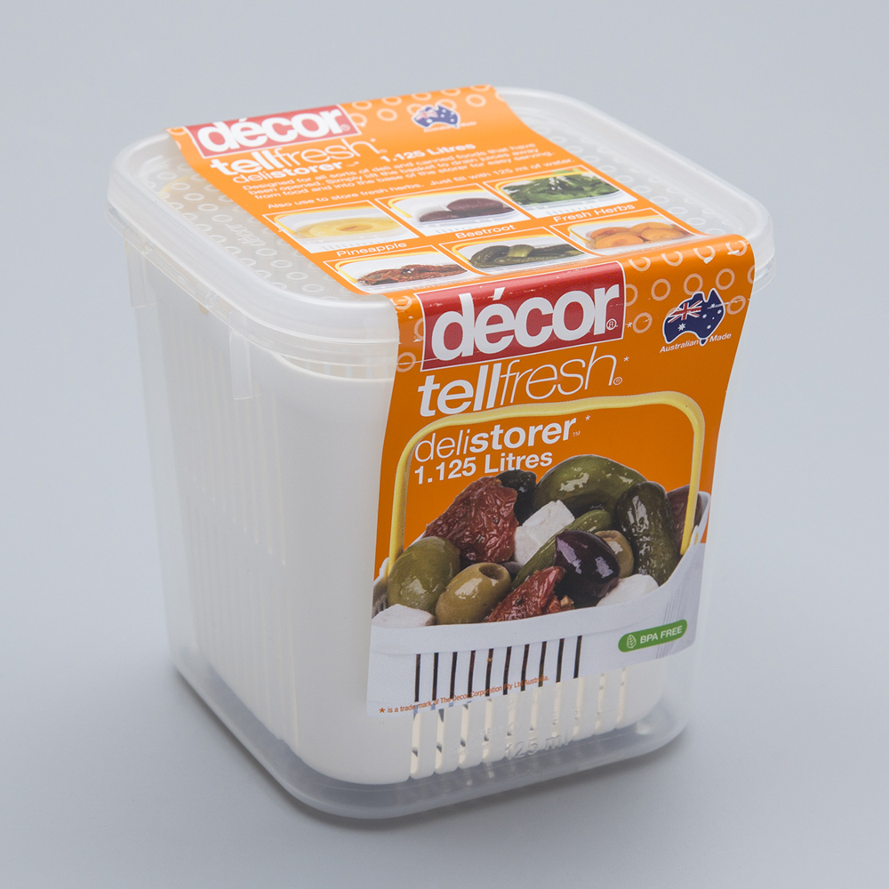 澳大利亚进口熟食保鲜盒-澳洲Décor TELLFRESH系列熟食保鲜盒1.125L 澳大利亚进口熟食保鲜盒-澳洲Décor TELLFRESH系列熟食保鲜盒1.125L