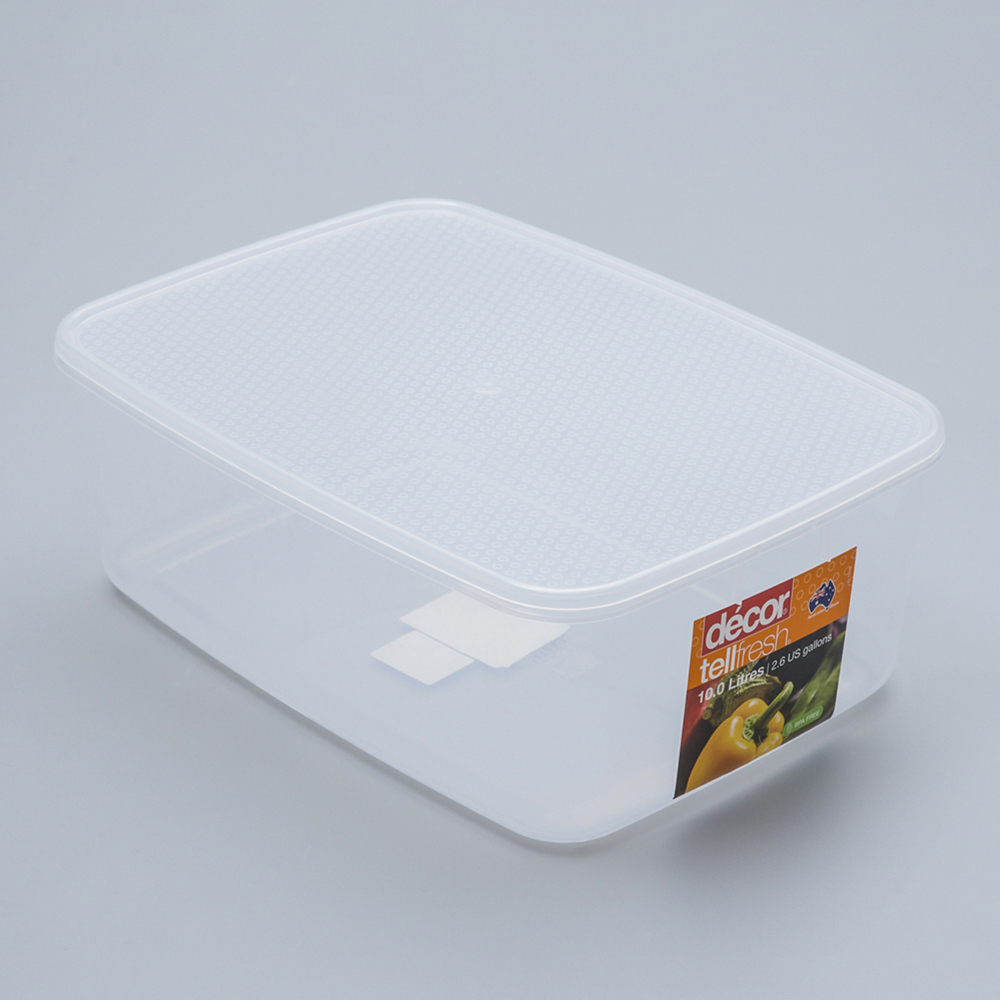 澳大利亚进口锁扣保鲜盒-澳洲Décor TELLFRESH系列长方形保鲜盒1OL 澳大利亚进口锁扣保鲜盒-澳洲Décor TELLFRESH系列长方形保鲜盒1OL