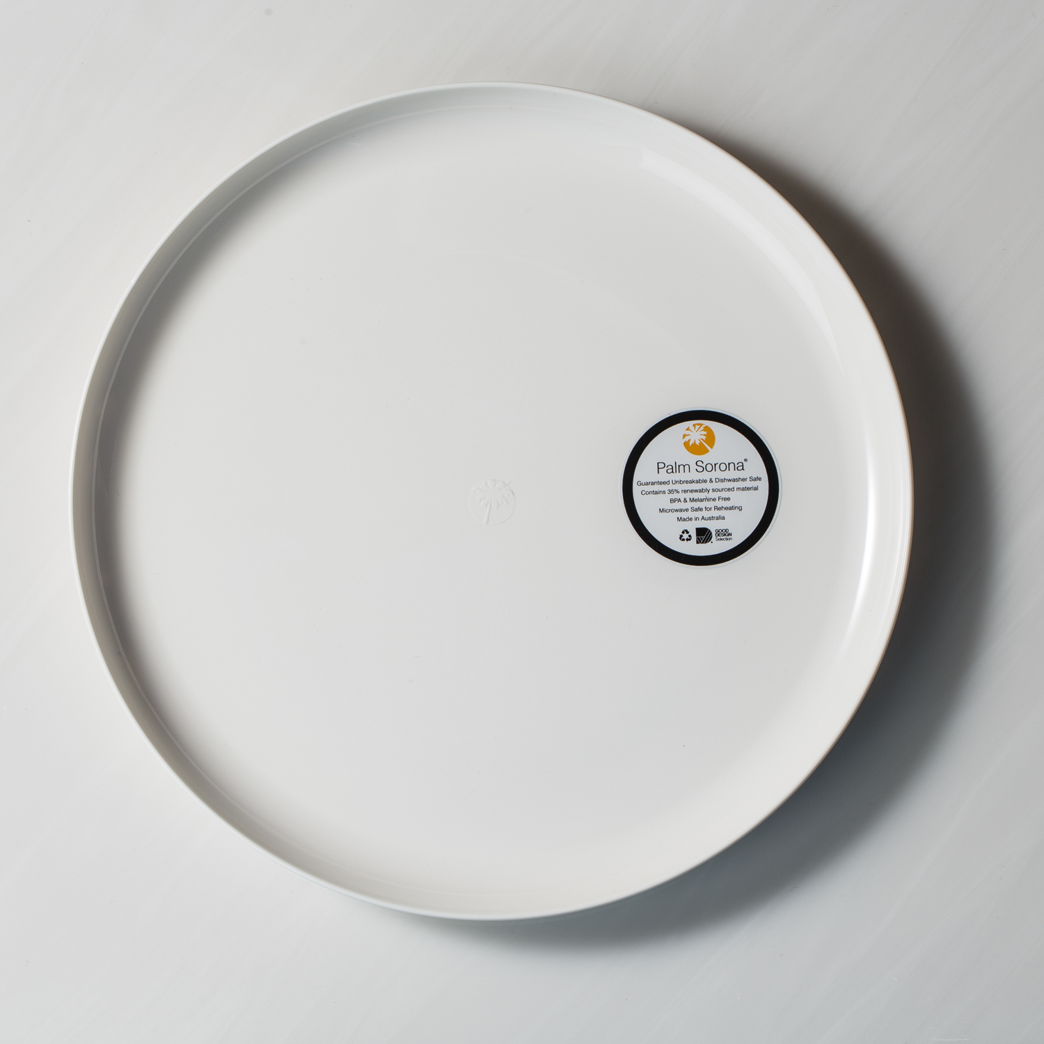 澳大利亚进口摔不坏碟子-澳洲Palm Products索罗那不易碎碟 防滑圈25CM 澳大利亚进口摔不坏碟子-澳洲Palm Products索罗那不易碎碟 防滑圈25CM
