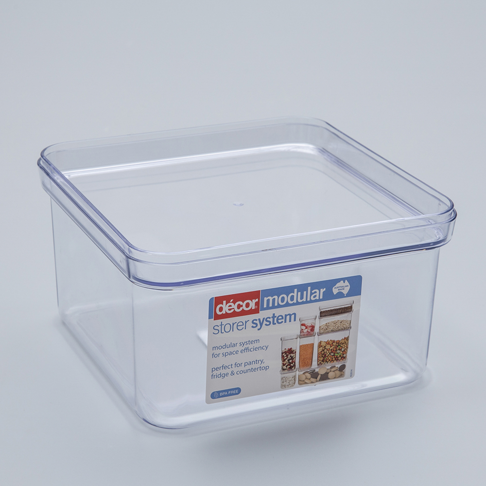 澳大利亚进口带孔保鲜盒-澳洲Décor MODULAR系列正方形保鲜盒3.65L 澳大利亚进口带孔保鲜盒-澳洲Décor MODULAR系列正方形保鲜盒3.65L