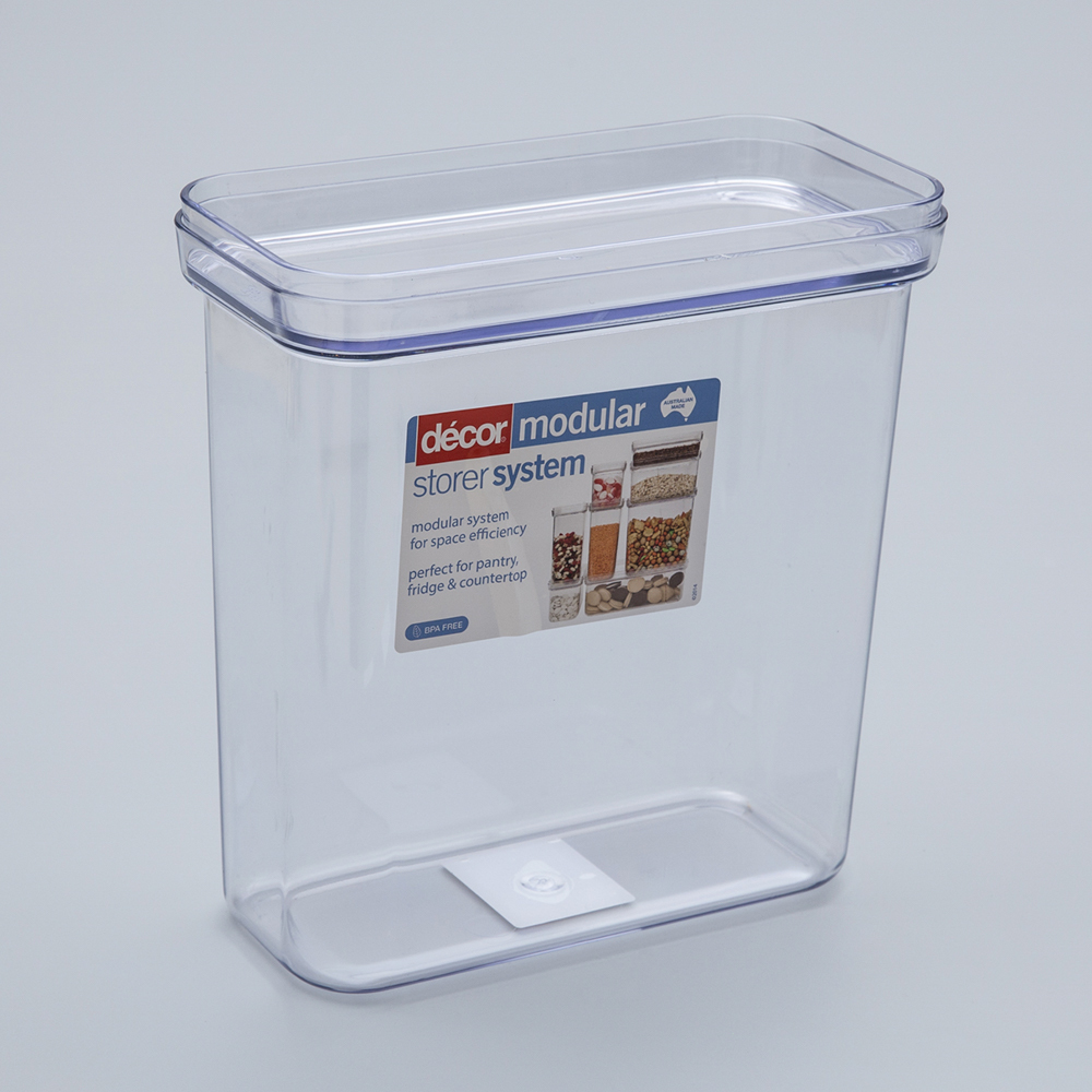 澳大利亚进口多功能保鲜盒-澳洲Décor MODULAR系列加高长方形保鲜盒3.2L 澳大利亚进口多功能保鲜盒-澳洲Décor MODULAR系列加高长方形保鲜盒3.2L