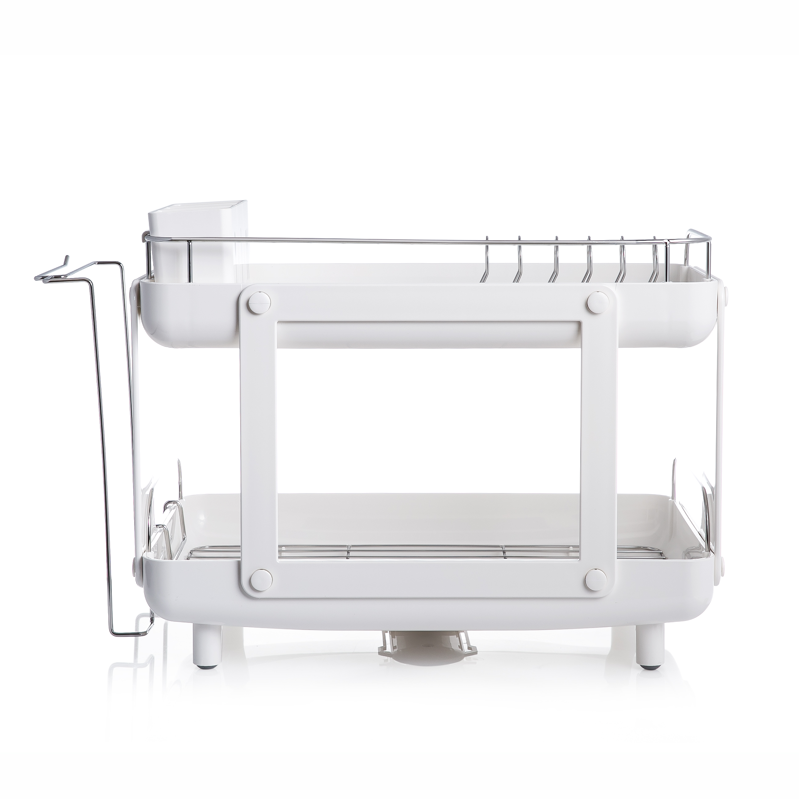 韩国进口厨房多功能储物架-Naturnic简约时尚多功能双层碗碟沥水架