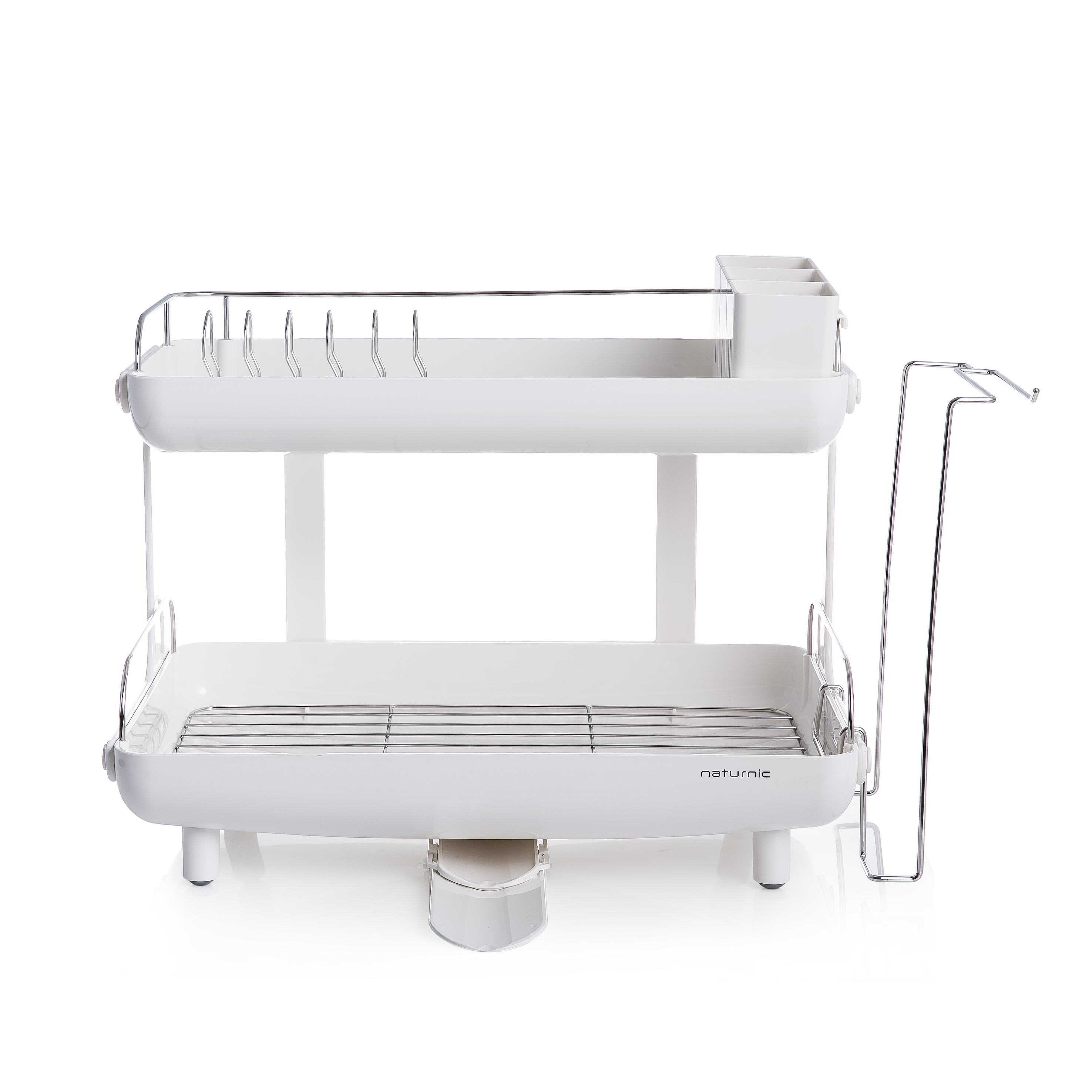 韩国进口厨房多功能储物架-Naturnic简约时尚多功能双层碗碟沥水架 - 厨房多功能储物架