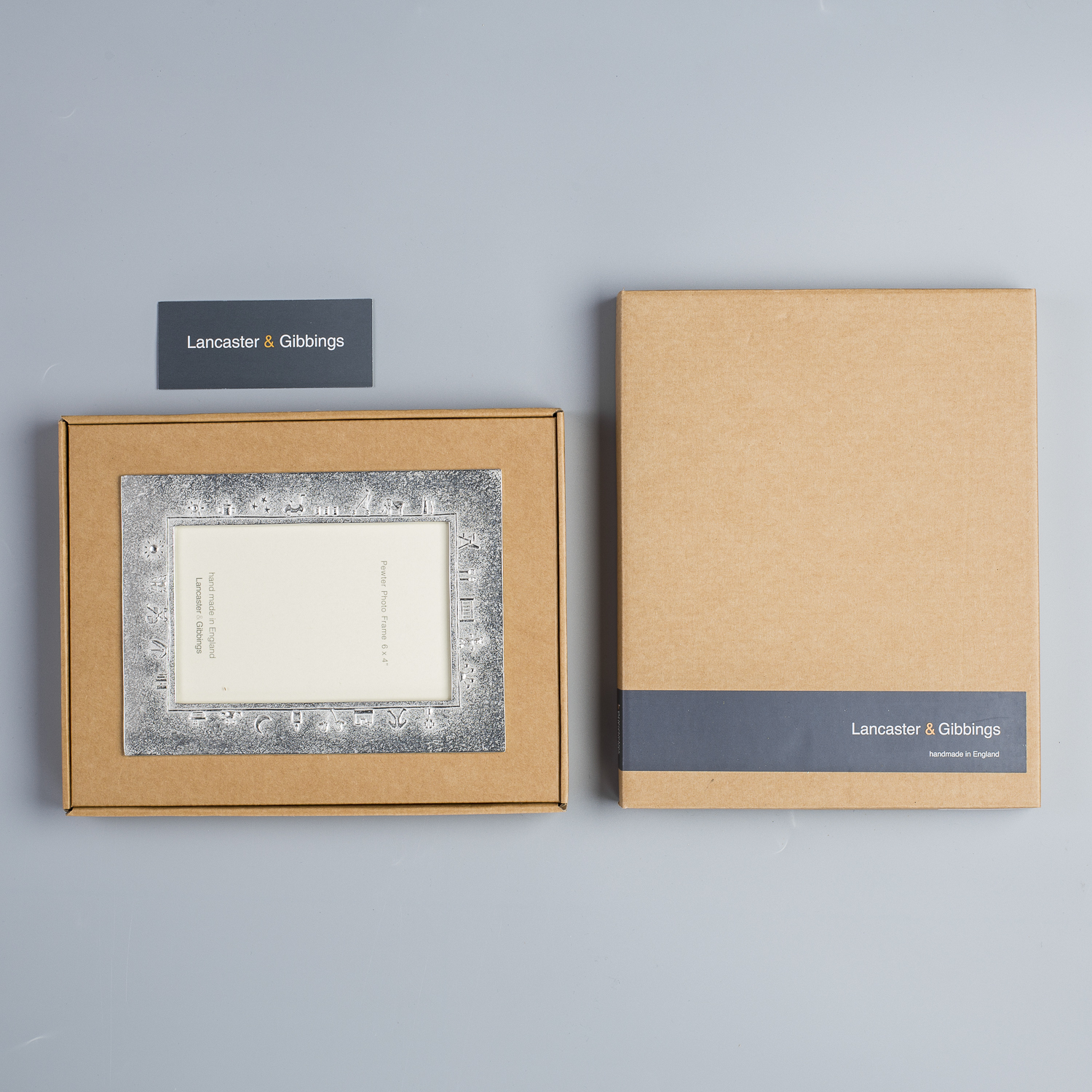 英国进口立体相框-Lancaster and Gibbings宝贝魅力锡制相框