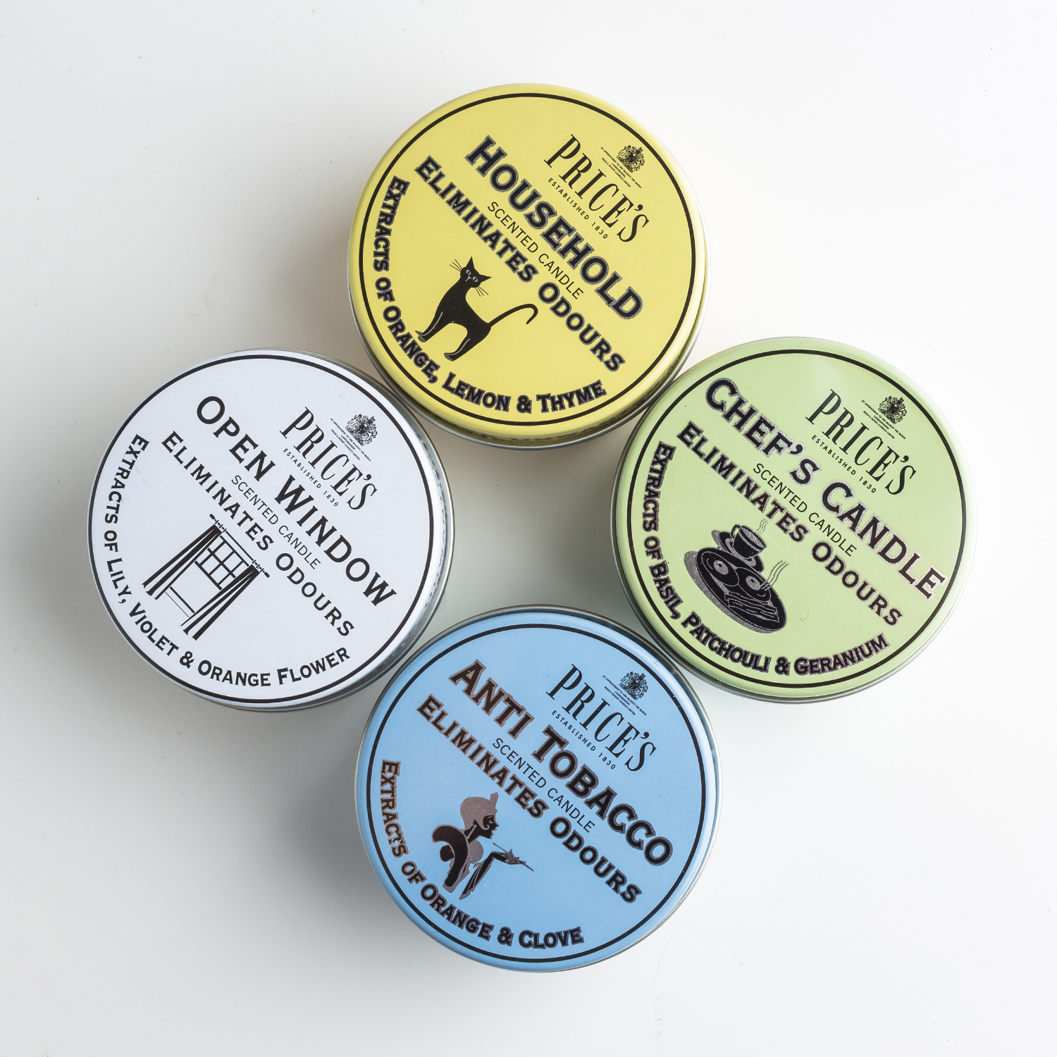 英国进口空气清新盒蜡-PRICE'S