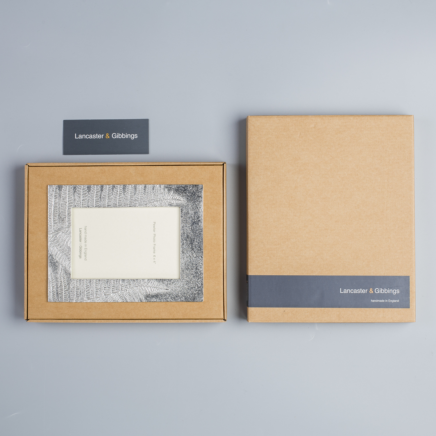英国进口墙面相框-Lancaster and Gibbings蕨锡制相框