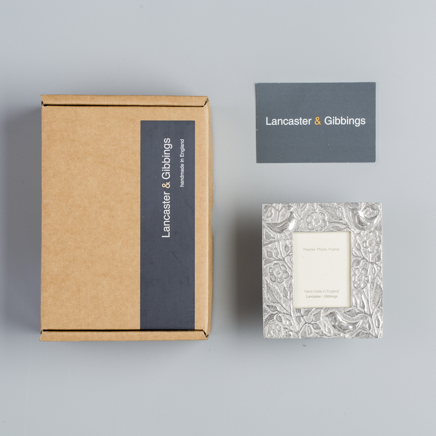 英国进口创意相框-Lancaster and Gibbings飞鸟锡制小相框