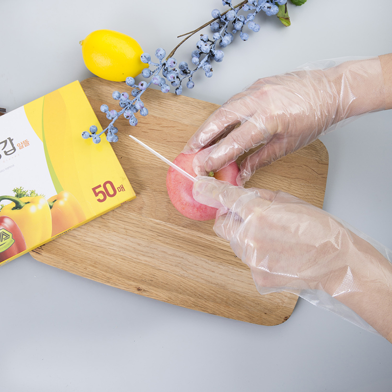 韩国进口一次性薄膜手套-MYUNGJIN耐撕裂抗菌PE厨用一次性手套50张/400张 - 一次性薄膜手套 韩国进口一次性薄膜手套-MYUNGJIN耐撕裂抗菌PE厨用一次性手套50张/400张 - 一次性薄膜手套