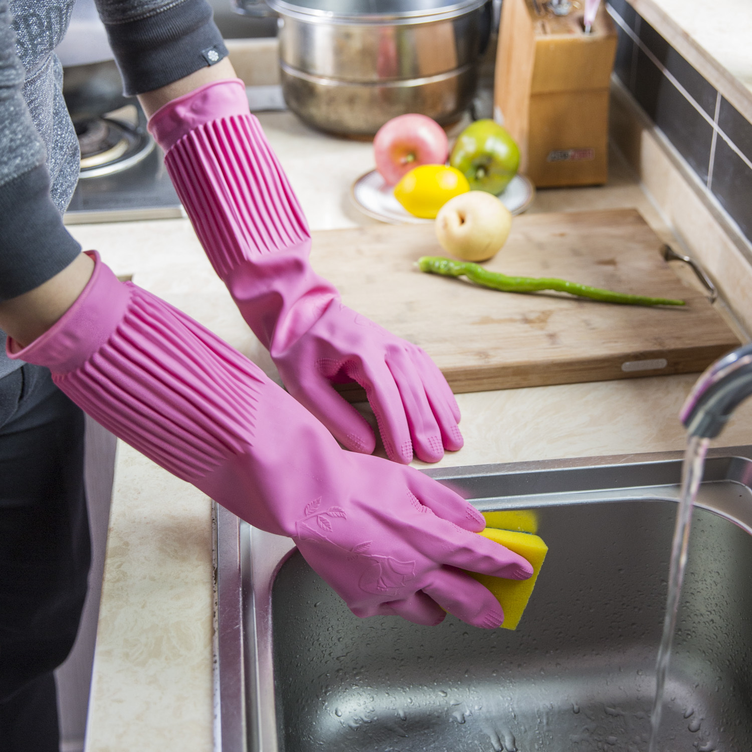 韩国进口厨用手套-MYUNGJINMYUNGJIN厨房用硅胶手套 - 厨用手套 韩国进口厨用手套-MYUNGJINMYUNGJIN厨房用硅胶手套 - 厨用手套