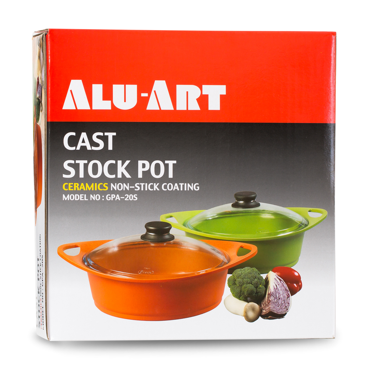 韩国进口电磁炉汤锅-Aluart陶瓷涂层不粘汤锅