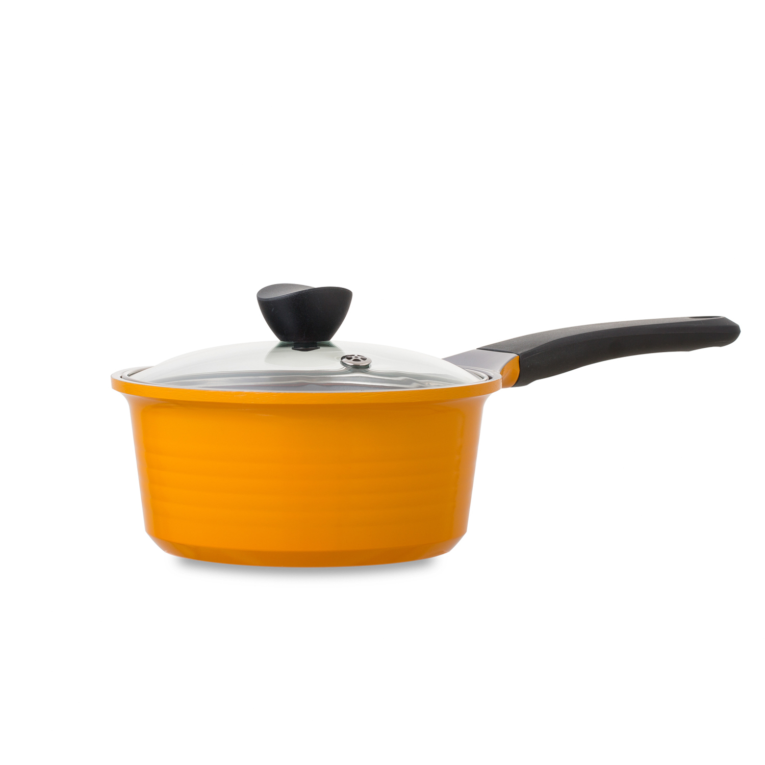 韩国进口铸铁汤锅-Aluart陶瓷涂层橘色不粘汤锅