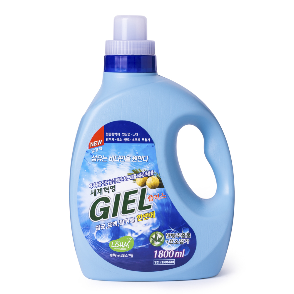 韩国进口除菌洗衣液-세제혁명GIEL液态洗衣液1300ml
