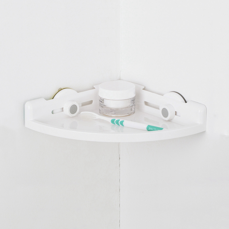 韩国Glaster强力无痕吸盘墙角挂架置物架储物架 韩国Glaster强力无痕吸盘墙角挂架置物架储物架