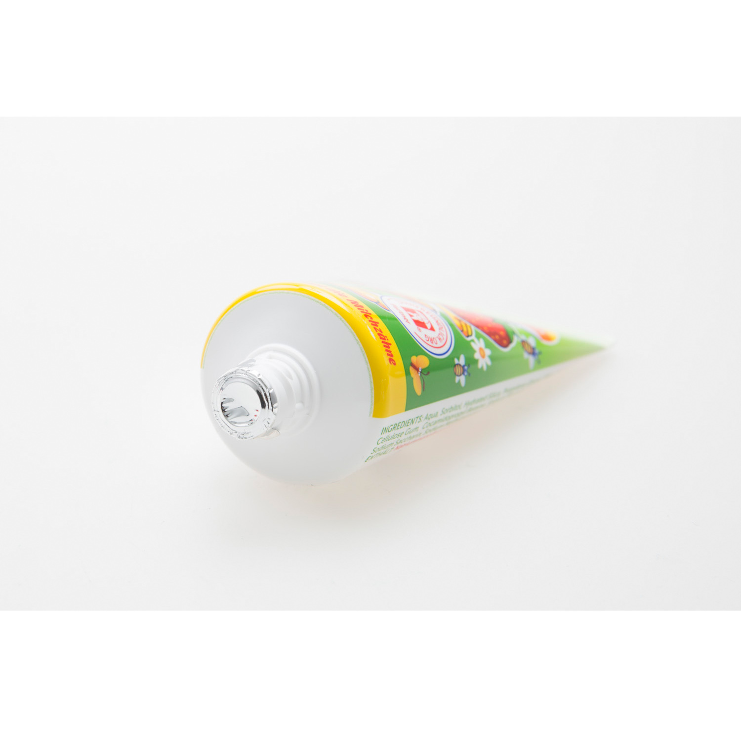 德国进口儿童专用牙膏-Putzi宝儿滋可吞食儿童牙膏(草莓味)