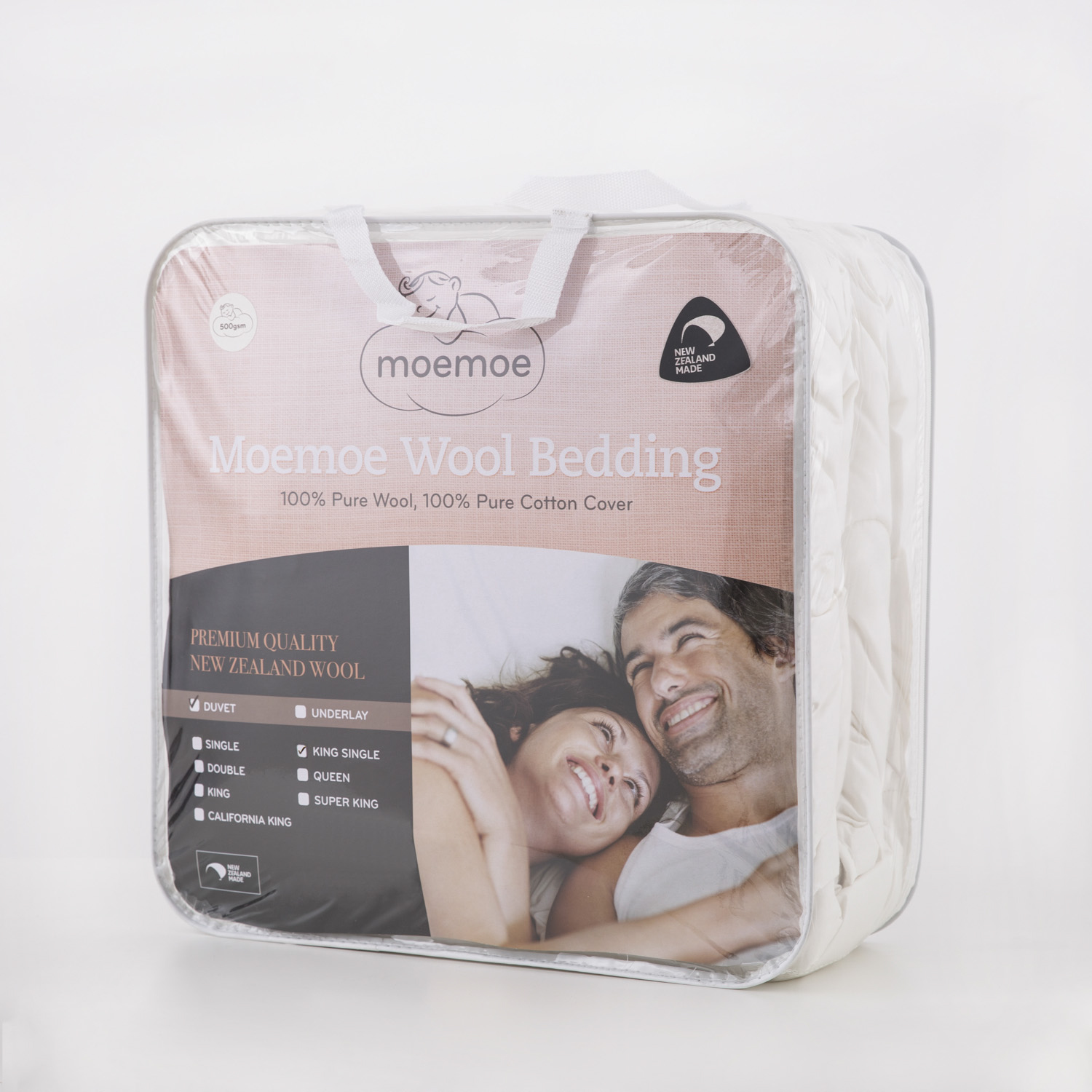 进口新西兰羊毛被-Moemoe100%羊毛被加大单人 - 新西兰羊毛被