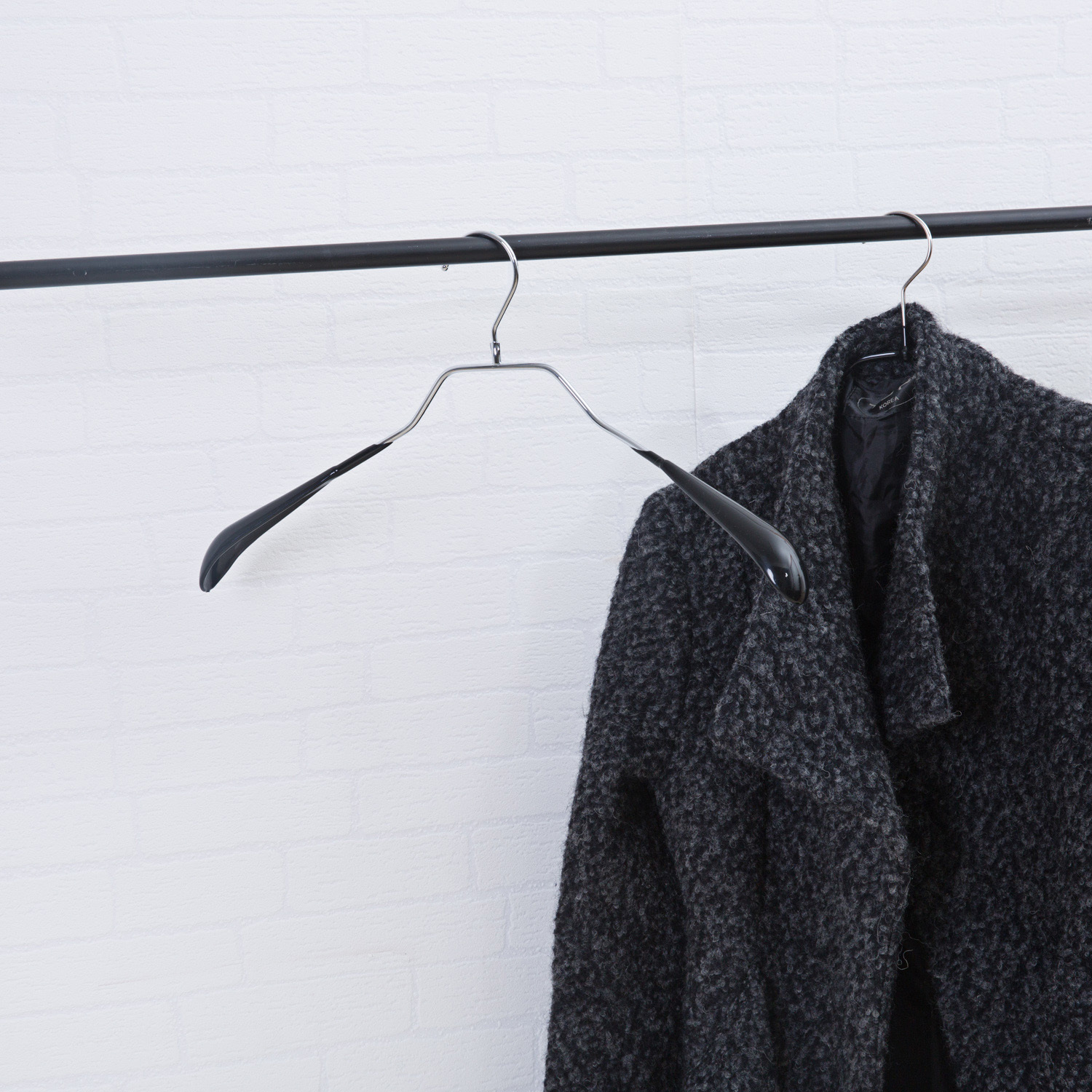 德国原装进口凉衣架-MAWA品牌黑色防滑衣架 1个装