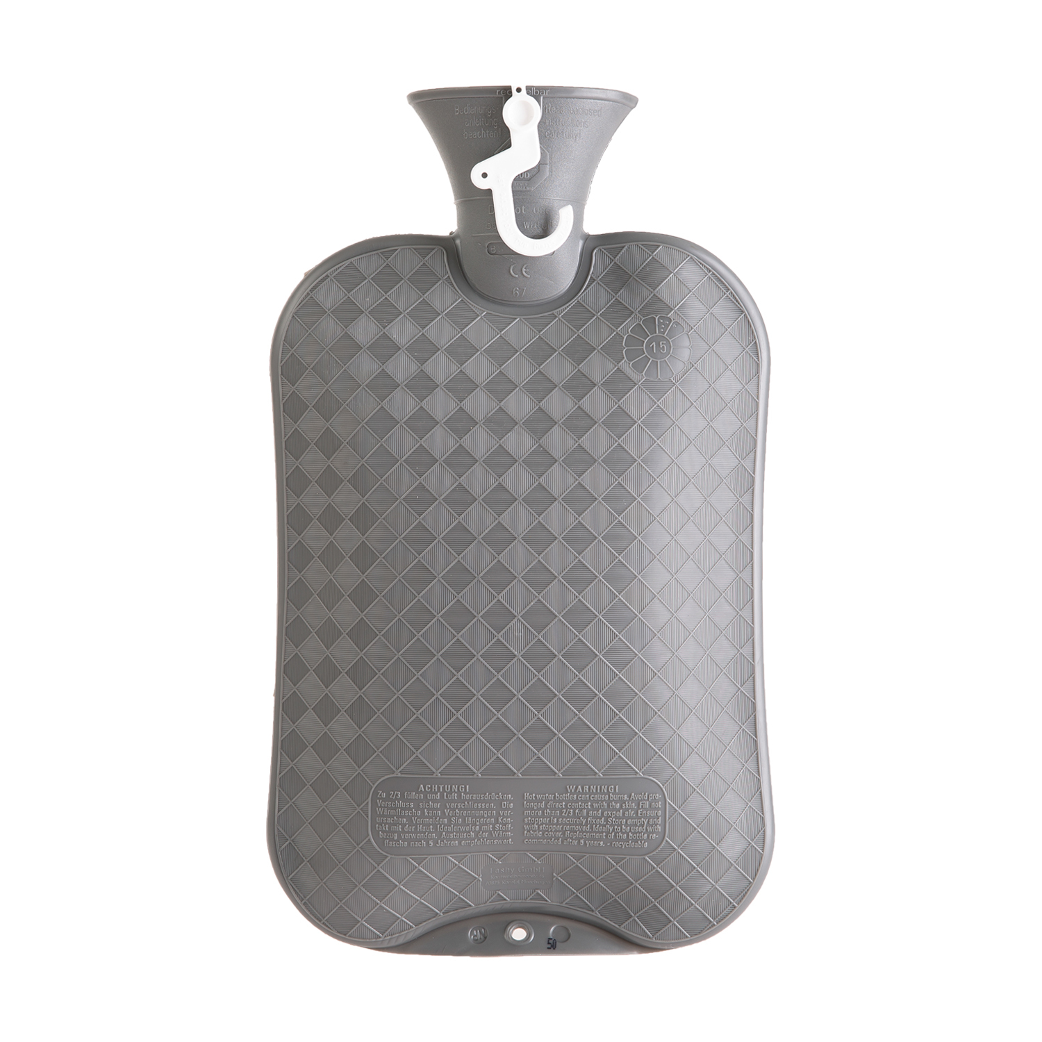 德国进口注水暖水袋-Fashy斜条纹热水袋