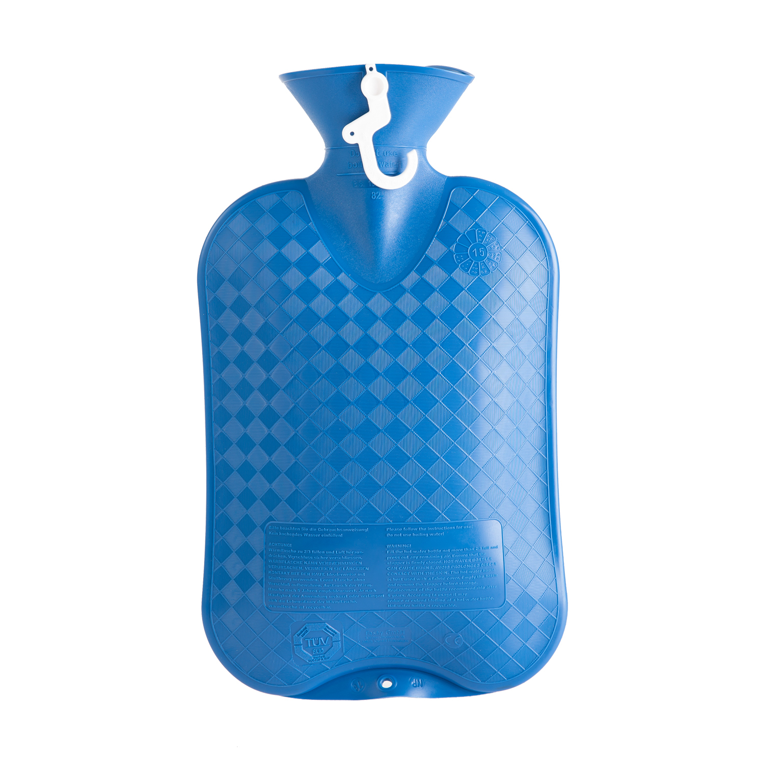 德国进口塑料热水袋-fashy简洁菱纹热水袋