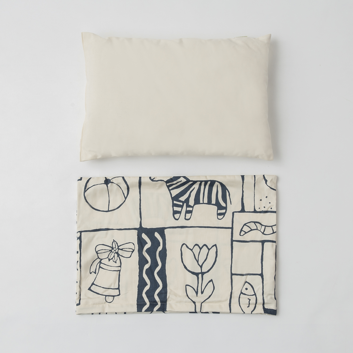 德国进口婴儿平枕-Mudis天然有机棉全棉木棉花婴儿平枕