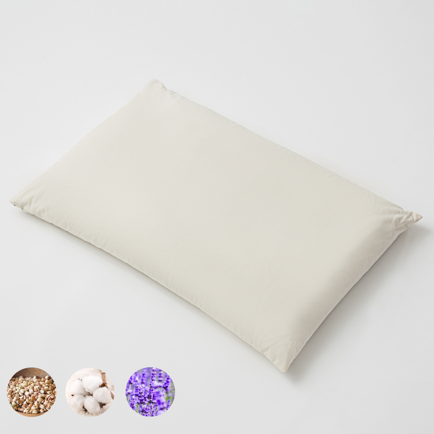 德国进口薰衣草枕头-Mudis天然有机棉荞麦薰衣草枕头
