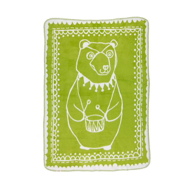 瑞典fabulous goose棉质婴儿毯75x100cm马戏团小熊 瑞典fabulous goose棉质婴儿毯75x100cm马戏团小熊