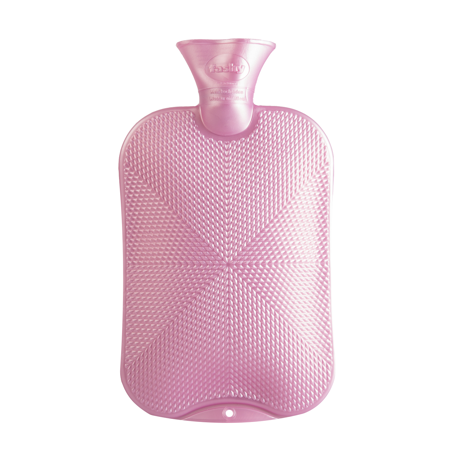 德国原产fashy注水防爆热水袋暖手宝暖水袋颗粒格子纹