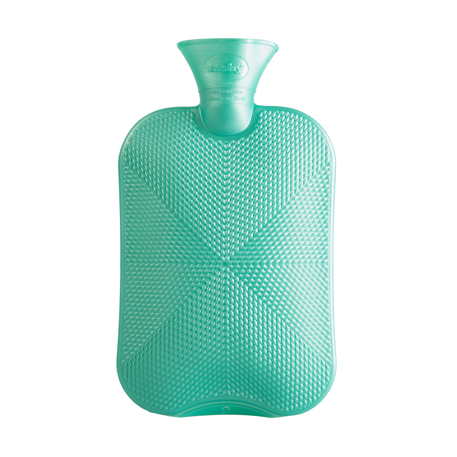 德国原产fashy注水防爆热水袋暖手宝暖水袋颗粒格子纹