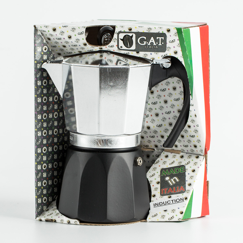 意大利进口滴滤咖啡壶-GAT Diva咖啡壶摩卡壶  燃气灶电磁炉通用