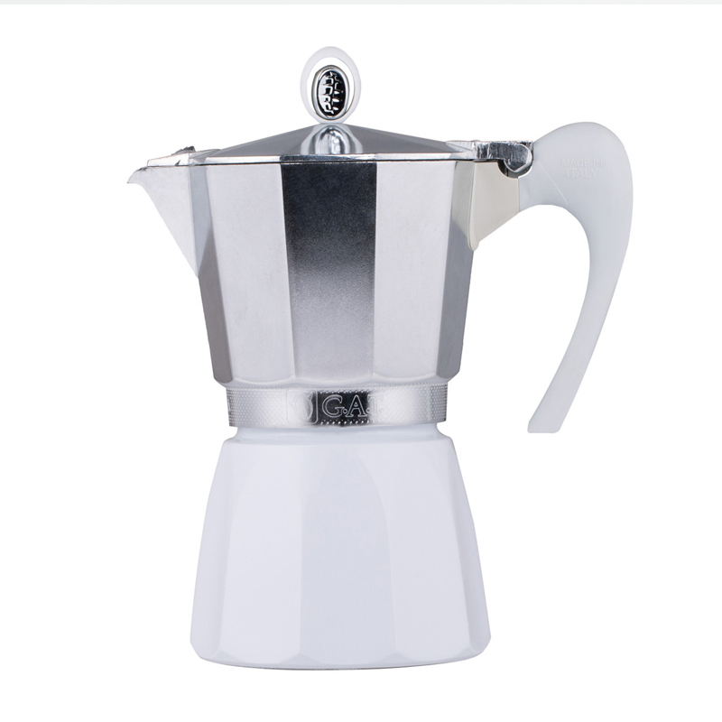 进口意式蒸汽咖啡壶-意大利GAT Diva咖啡壶摩卡壶  燃气灶电磁炉通用