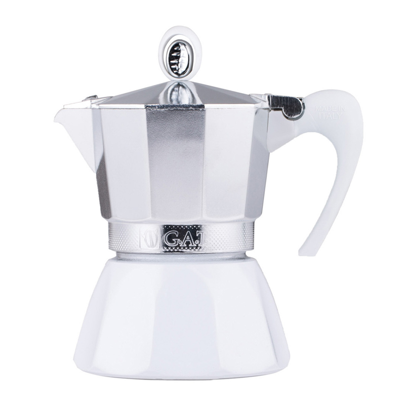 进口意式蒸汽咖啡壶-意大利GAT Diva咖啡壶摩卡壶  燃气灶电磁炉通用