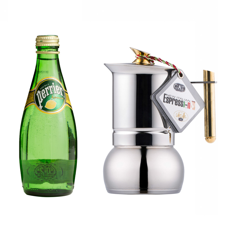 意大利进口双阀摩卡壶-GAT Amore咖啡壶摩卡壶  燃气灶电磁炉通用