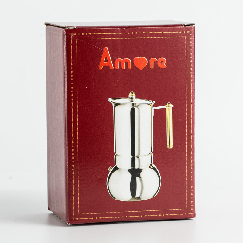 意大利进口双阀摩卡壶-GAT Amore咖啡壶摩卡壶  燃气灶电磁炉通用