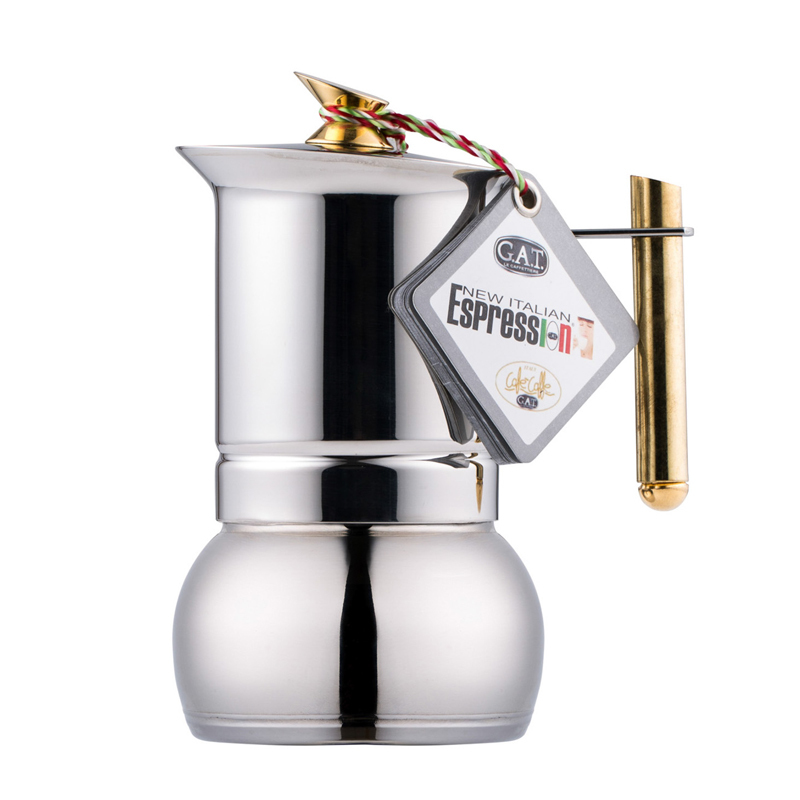 意大利进口双阀摩卡壶-GAT Amore咖啡壶摩卡壶  燃气灶电磁炉通用