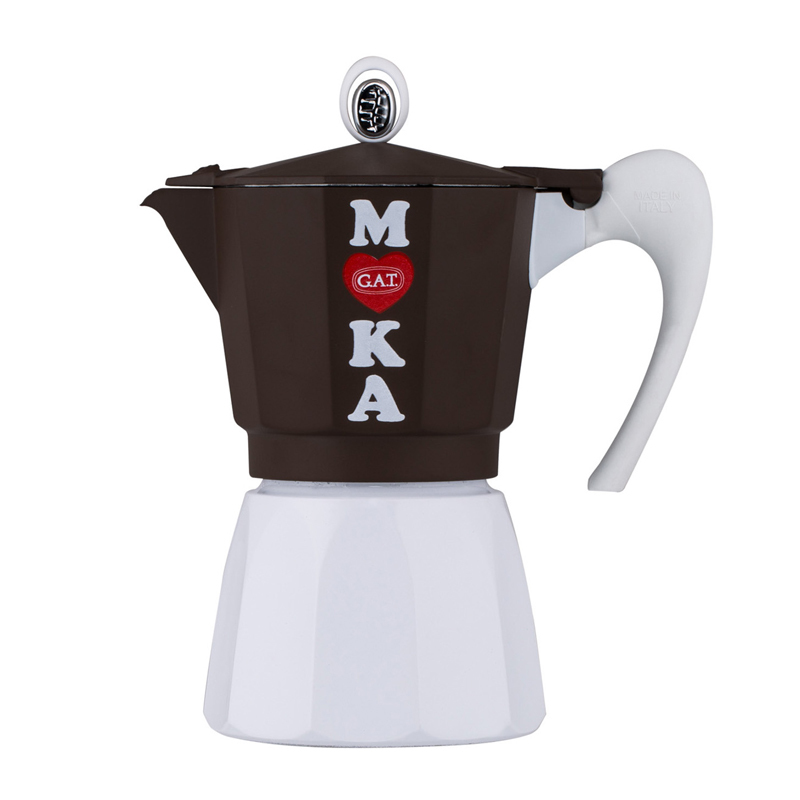 进口半自动意式咖啡壶-意大利GAT Golosa咖啡壶摩卡壶  燃气灶电磁炉适用