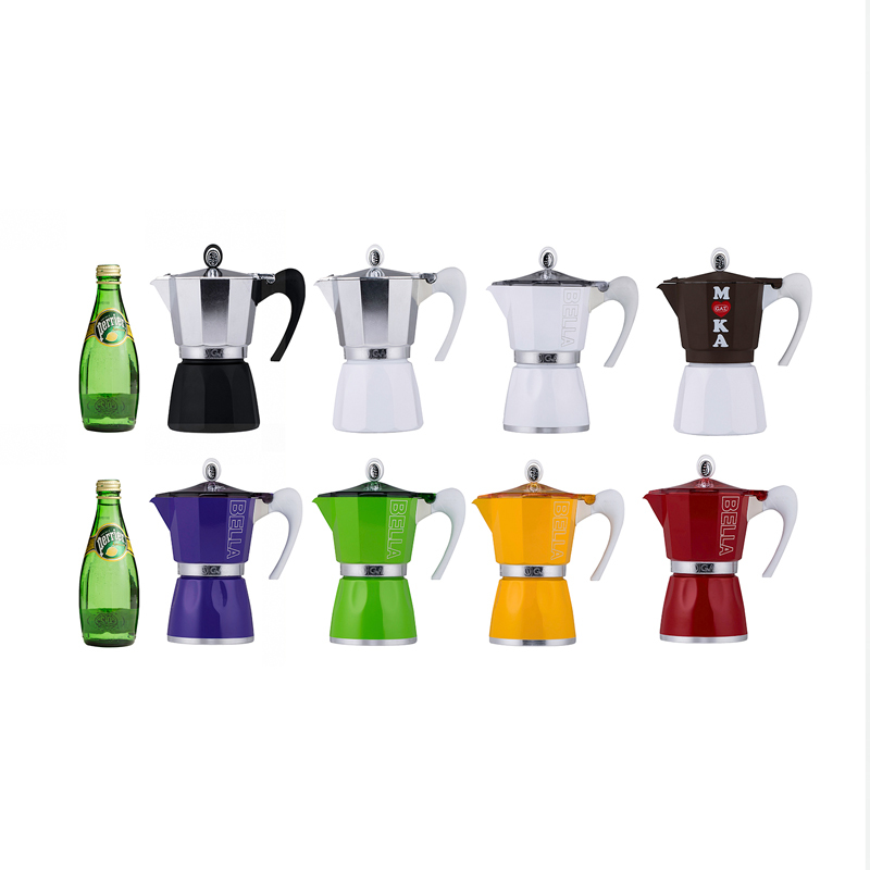 进口双头意式咖啡壶-意大利GAT Bella咖啡壶摩卡壶 燃气灶适用