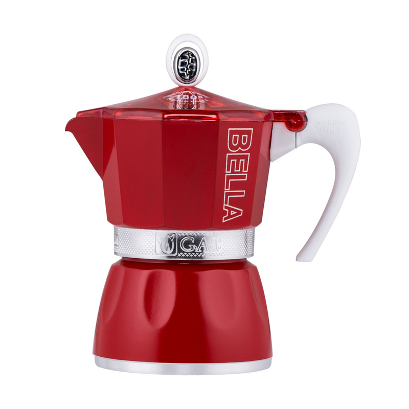 进口欧式咖啡壶-意大利GAT Bella咖啡壶摩卡壶 燃气灶适用