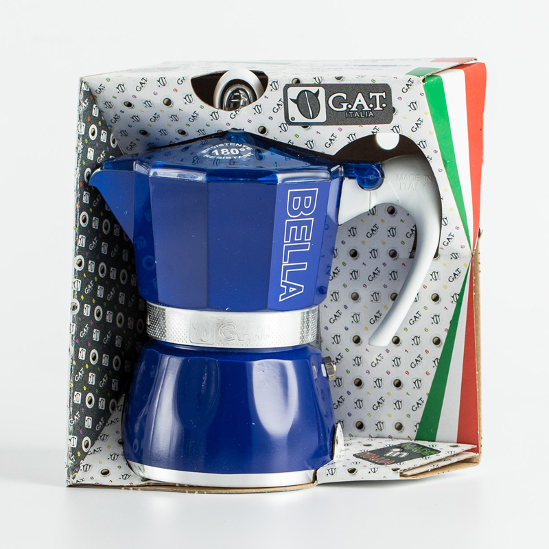 意大利进口家用小型咖啡壶-GAT Bella咖啡壶摩卡壶 燃气灶适用