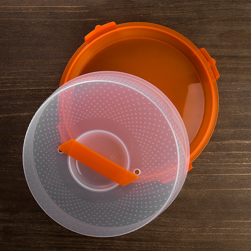 意大利进口蛋糕保鲜盒-Cosmoplast手提蛋糕盒保鲜盒带锁口超厚实32CM