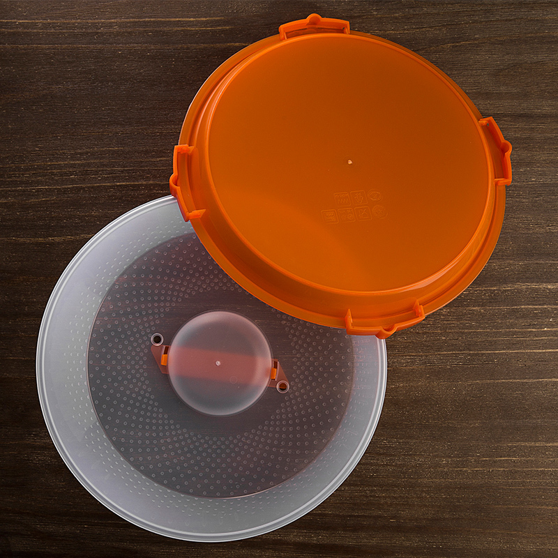 意大利进口蛋糕保鲜盒-Cosmoplast手提蛋糕盒保鲜盒带锁口超厚实32CM