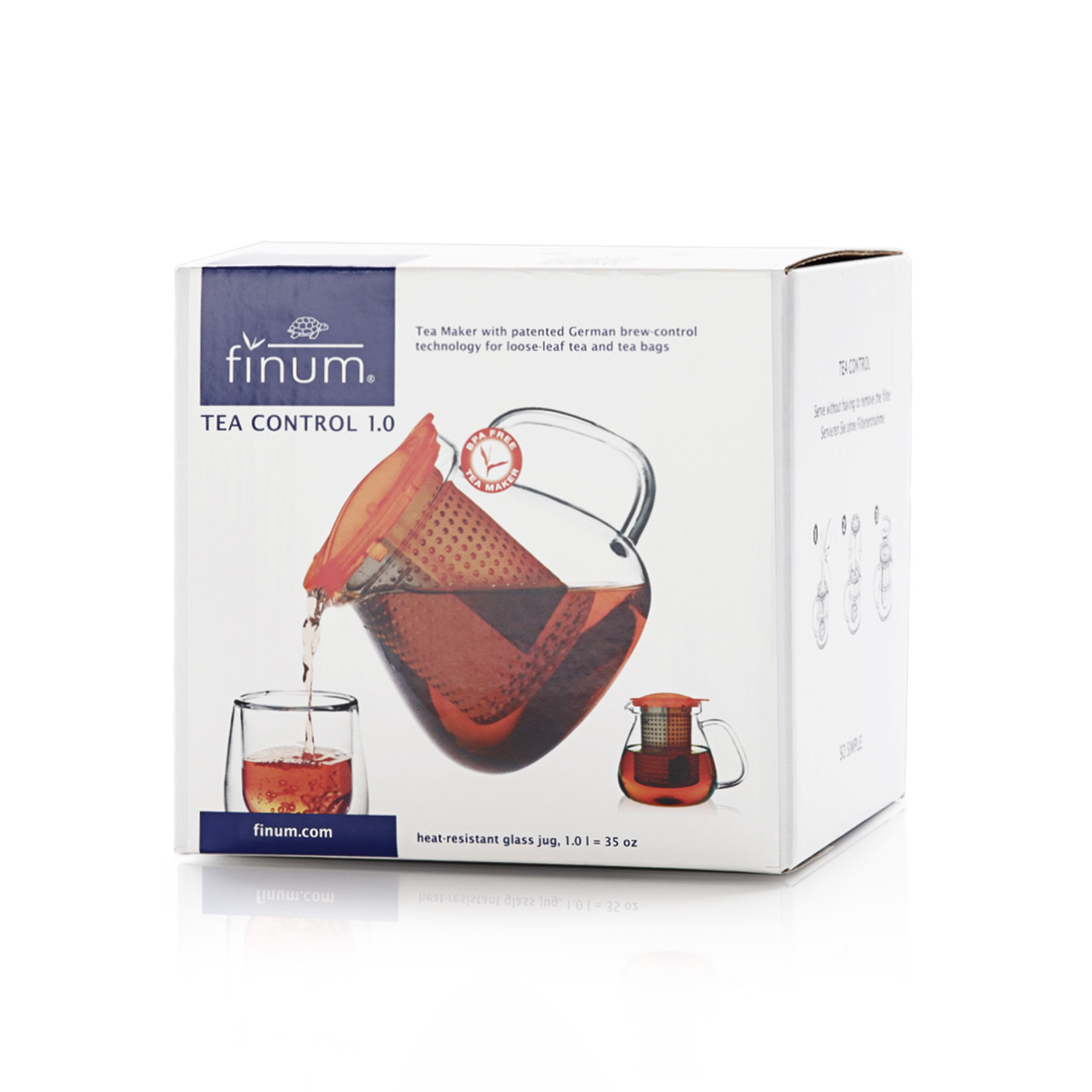 德国进口耐热玻璃茶壶-Finum耐热玻璃泡茶壶
